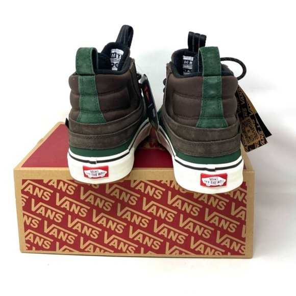 VANS Sk8-Hi Del Pato MTE-2 Shoe Brown Green Suede Women's Size Boots VN0A5JMNBGS - Picture 6 of 10